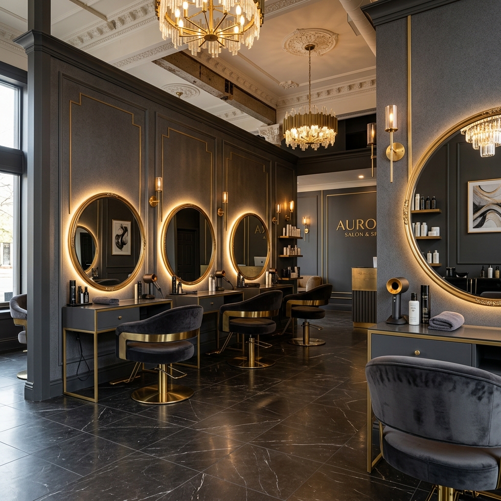 Luxury Hair Salon Interior
